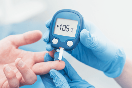 Increases glucose levels in blood plasma in diabetes mellitus